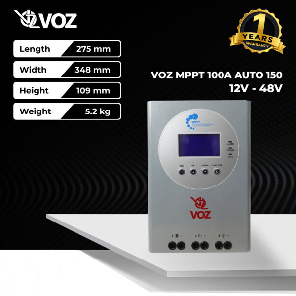 VOZ MPPT 100A Auto (12V-48V) 150