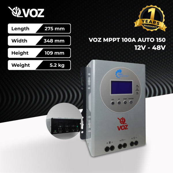 VOZ MPPT 100A Auto (12V-48V) 150 - Image 2