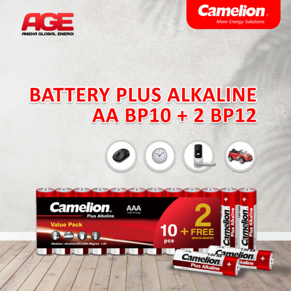 Camelion Alkaline AA BP10 + 2 BP12 - Image 2