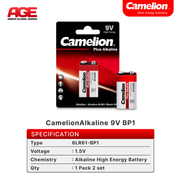 Camelion Alkaline 9V BP1