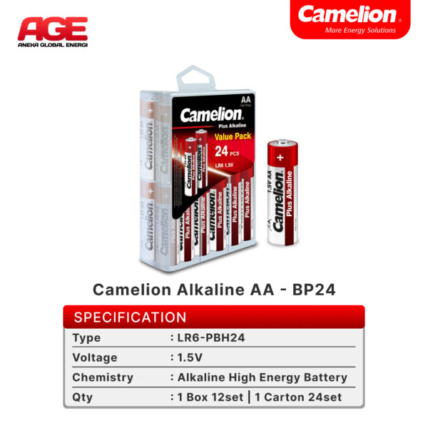 Camelion Alkaline AA BP24 - Box