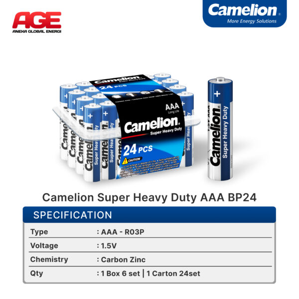 Camelion Super Heavy Duty A3 BP24