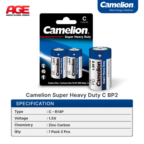 Camelion Super Heavy Duty C BP2