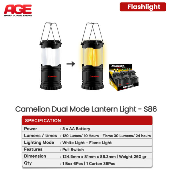 Camelion FlashLight Lantern S86