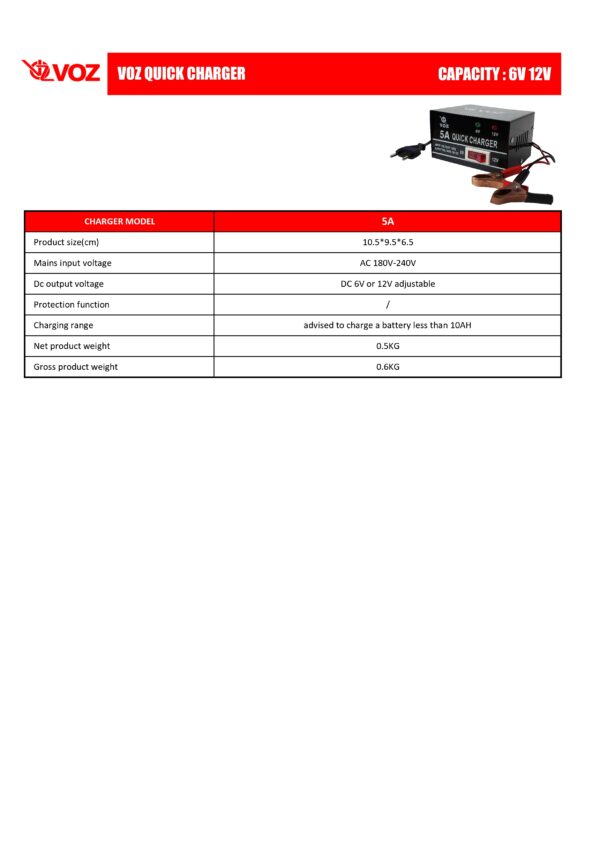 VOZ Charger Aki 5A - Image 4