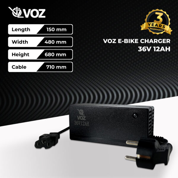 VOZ Charger E-BIKE 36V 12 Ah - Image 2