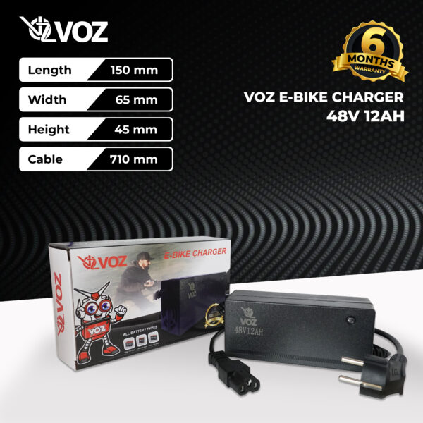 VOZ Charger E-BIKE 48V 12 Ah - Image 3