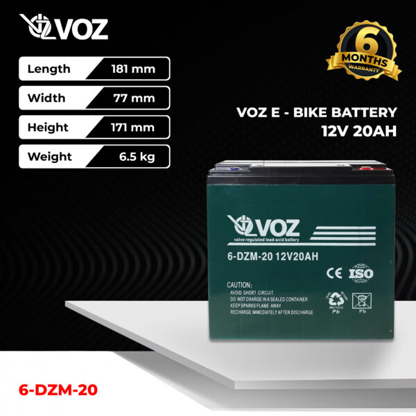 VOZ E-Bike 12V 20 Ah