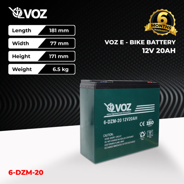 VOZ E-Bike 12V 20 Ah - Image 3