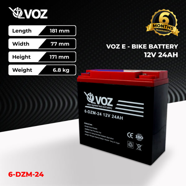 VOZ E-Bike 12V 24 Ah - Image 2