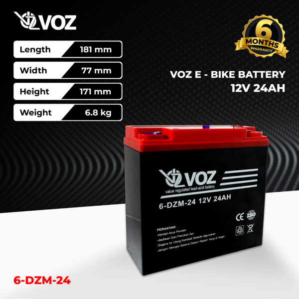 VOZ E-Bike 12V 24 Ah - Image 3