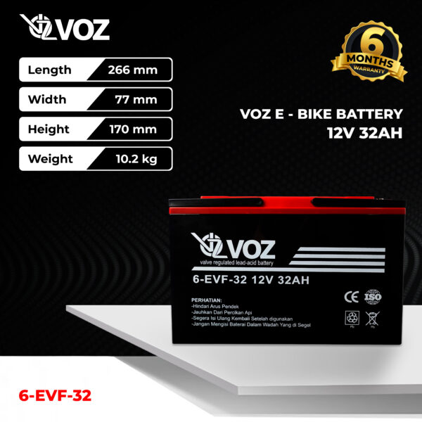 VOZ E-Bike 12V 32 Ah