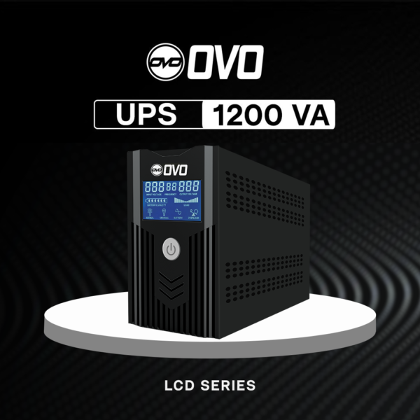 OVO UPS 1200VA - LCD Display
