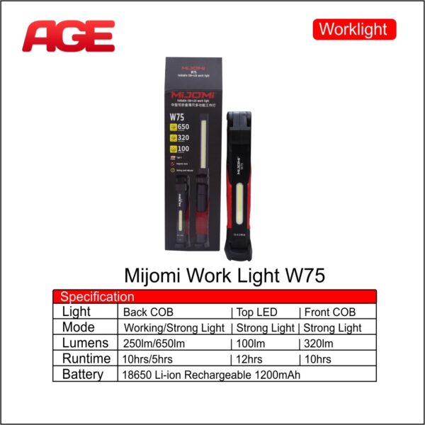 MIJOMI W75 Bendable WorkLight