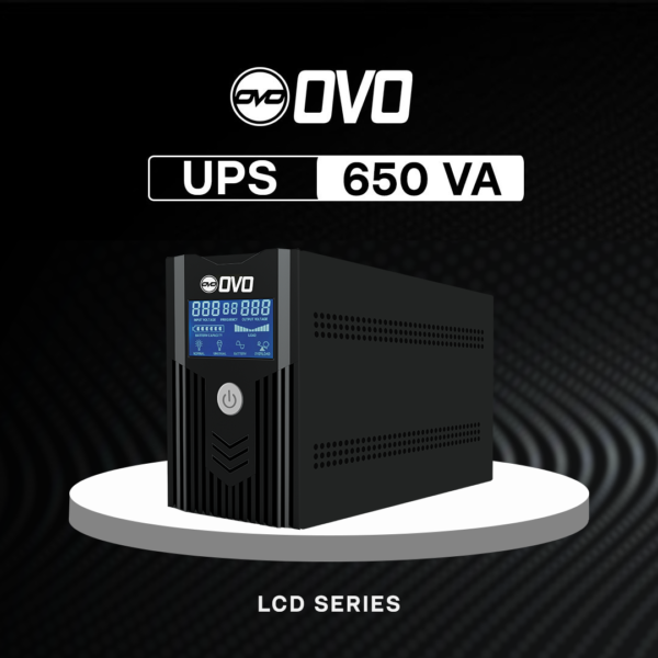 OVO UPS 650VA - LCD Display