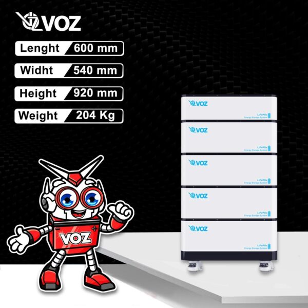 VOZ All In One Energy Store System 5KW Inverter + 20.48KWH - Image 2