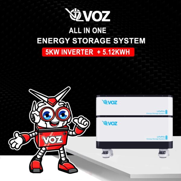 VOZ All In One Energy Store System 5KW Inverter + 5.12KWH