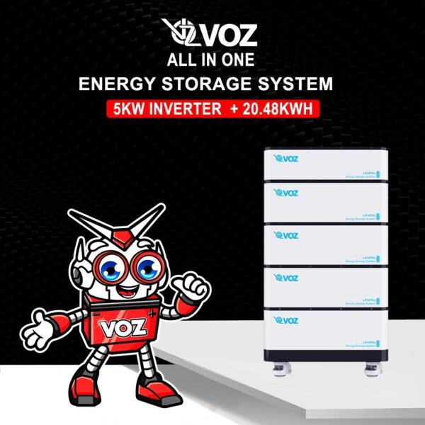 VOZ All In One Energy Store System 5KW Inverter + 20.48KWH
