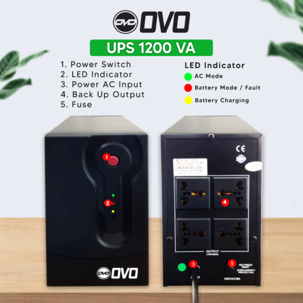 OVO UPS 1200 VA - Image 4