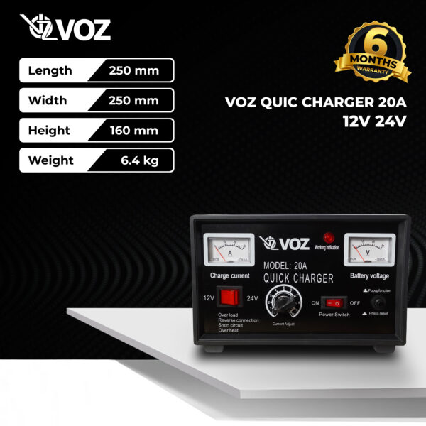 VOZ Charger Aki 20A