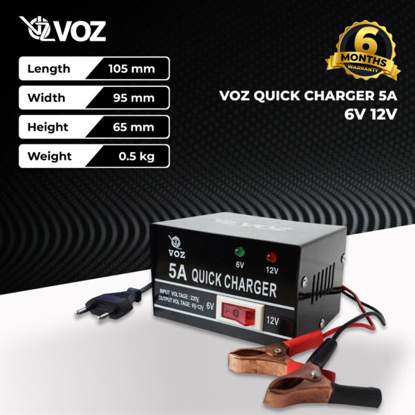 VOZ Charger Aki 5A