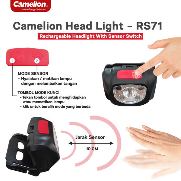 Camelion HeadLight RS71 - Image 3
