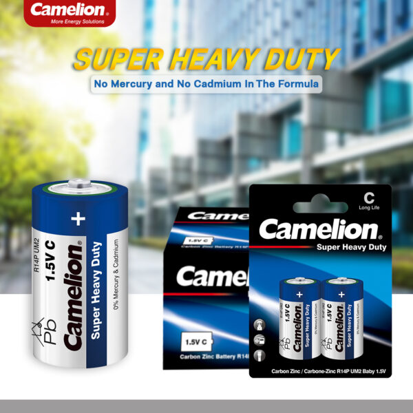 Camelion Super Heavy Duty C BP2 - Image 2