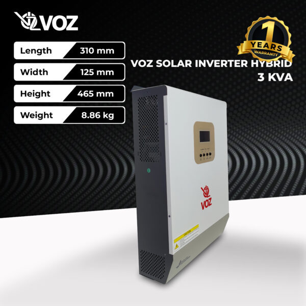 VOZ Solar Inverter Hybrid 3 KVA - Image 2