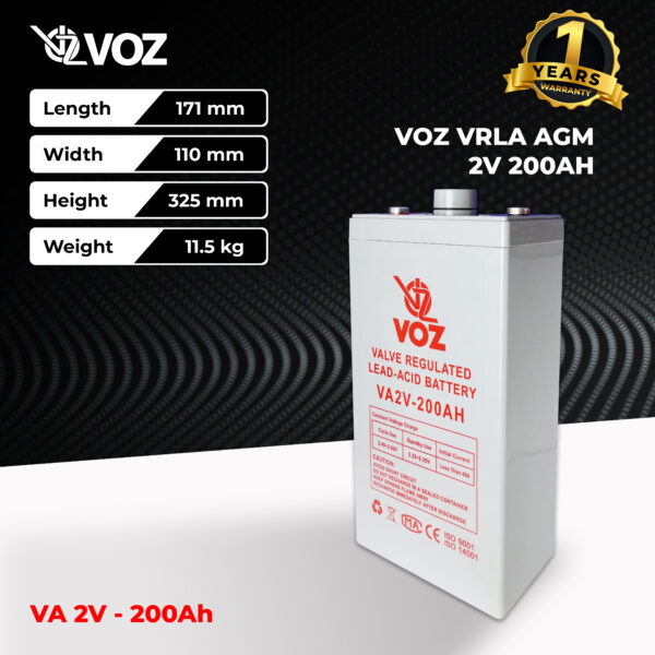 VOZ VRLA 2V 200 Ah - Image 3