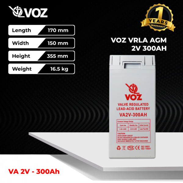 VOZ VRLA 2V 300 Ah - Image 2