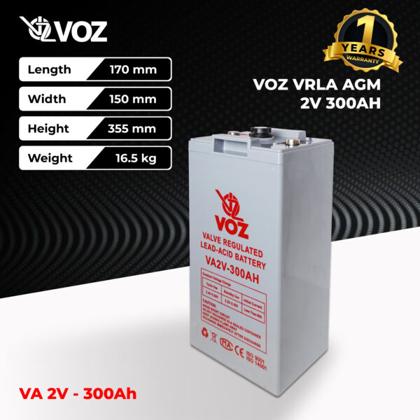 VOZ VRLA 2V 300 Ah - Image 3