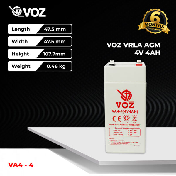 VOZ VRLA 4V 4 Ah