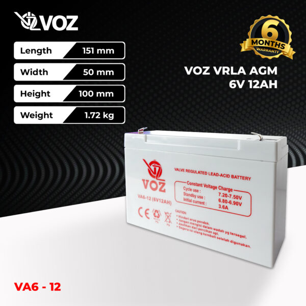 VOZ VRLA 6V 12 Ah - Image 2