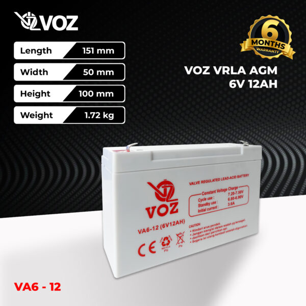 VOZ VRLA 6V 12 Ah - Image 3