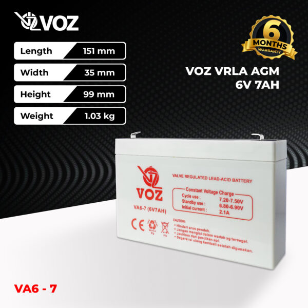 VOZ VRLA 6V 7 Ah - Image 2