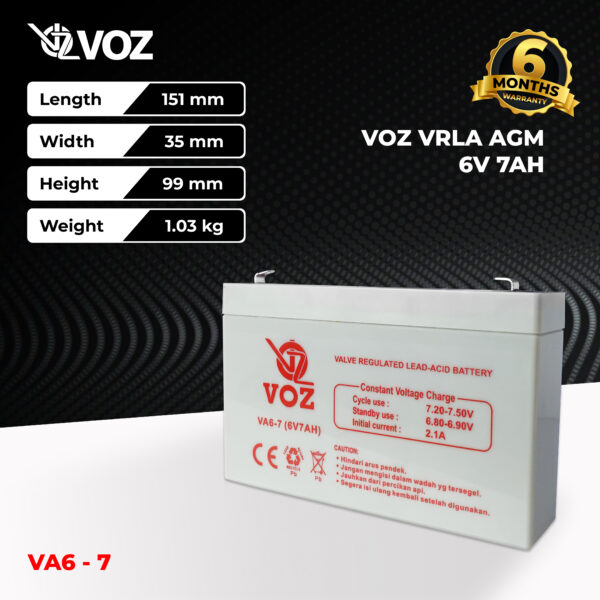 VOZ VRLA 6V 7 Ah - Image 3