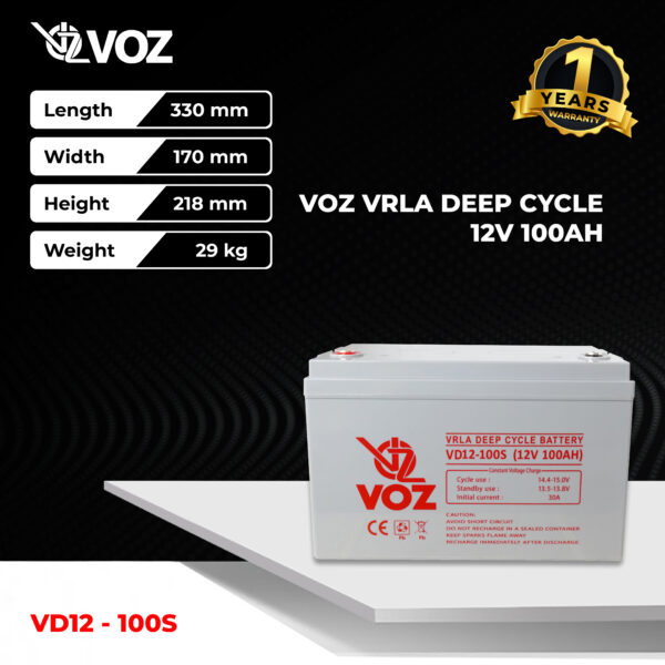 VOZ Deep Cycle 12V 100 Ah