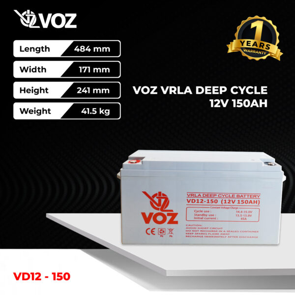 VOZ Deep Cycle 12V 150 Ah