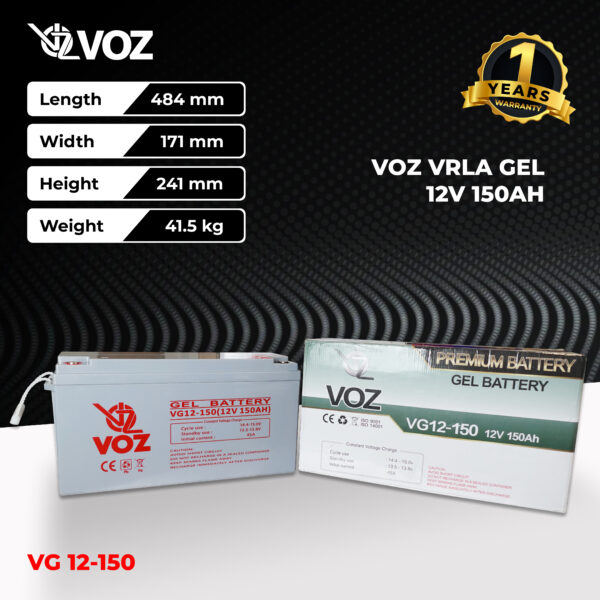 VOZ Gel 12V 150 Ah - Image 3