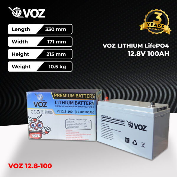 Voz LiFePO4 12.8V 100 Ah - Image 3