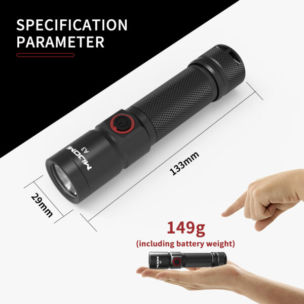 Mijomi Flashlight A3 - Image 6