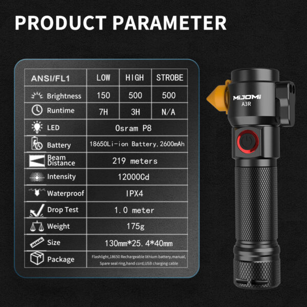 Mijomi Flashlight A3R - Image 4