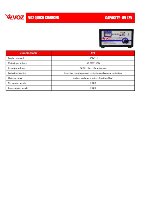 VOZ Charger Aki 12A - Image 4
