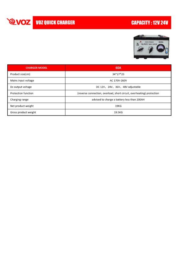 VOZ Charger Aki 60A - Image 4