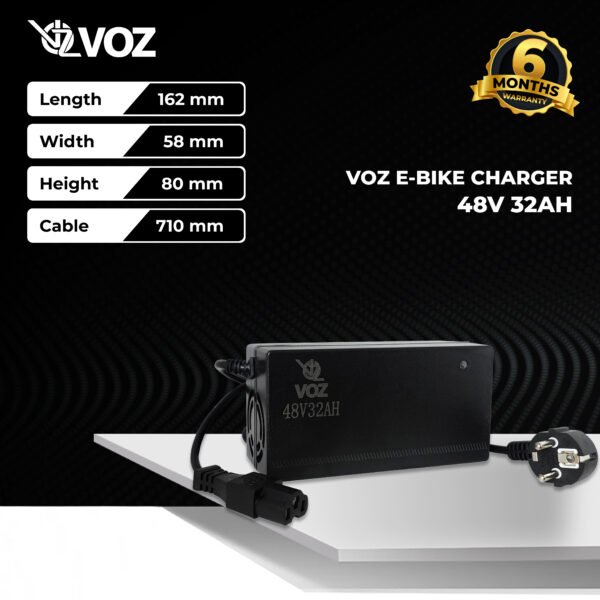 VOZ Charger E-BIKE 48V 32 Ah