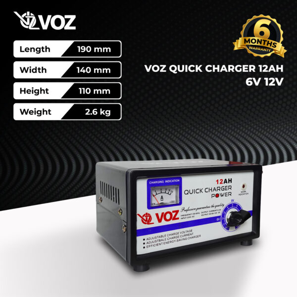 VOZ Charger Aki 12A