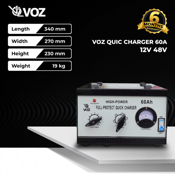 VOZ Charger Aki 60A