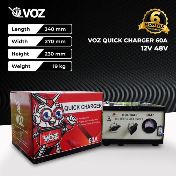 VOZ Charger E-BIKE 36V 12 Ah - Image 3
